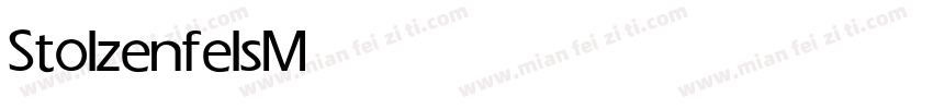 Stolzenfels Medium字体转换
